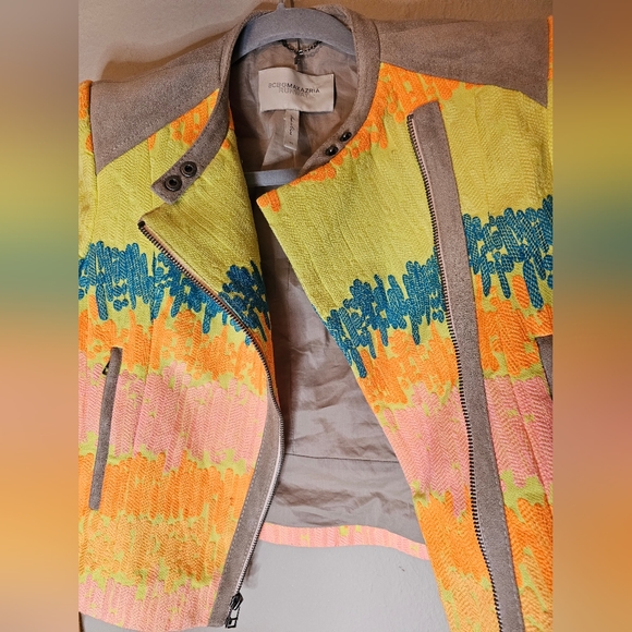 BCBGMaxazria Limited Edition Runway Moto Jacket size XS - Picture 7 of 11